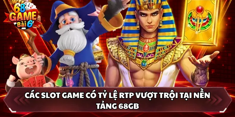 Các slot game có tỷ lệ RTP vượt trội tại nền tảng 68GB
