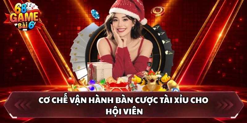 Cơ chế vận hành bàn cược tài xỉu cho hội viên